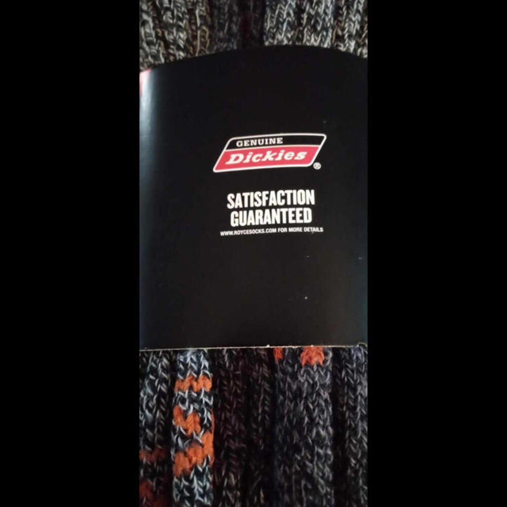 Genuine Dickies Thermal Cotton Blend Steel Toe Crew 3 Pack Sz 6-12 (New} - Picture 3 of 3